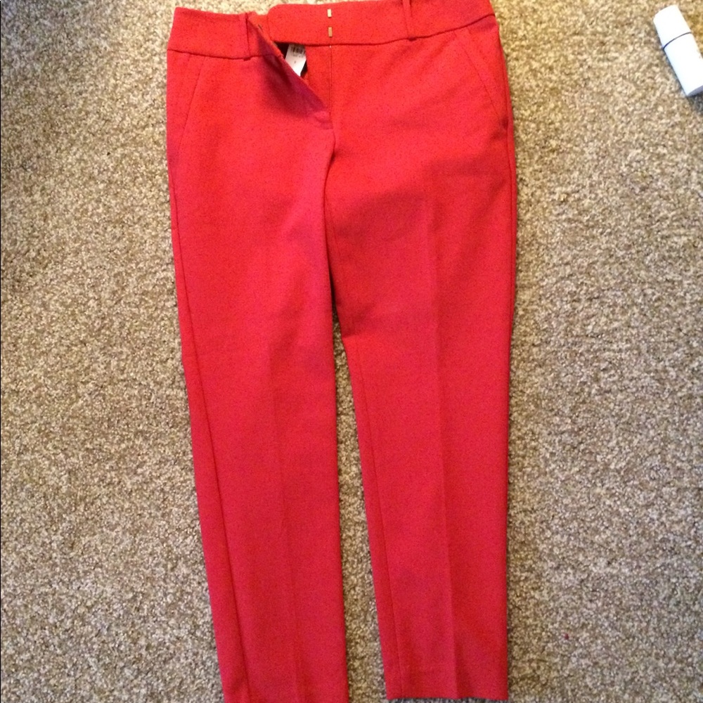 Red LOFT pants, sz 6